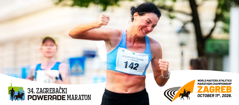 Svjetsko veteransko prvenstvo u maratonu u Zagrebu 11.10.2026.
